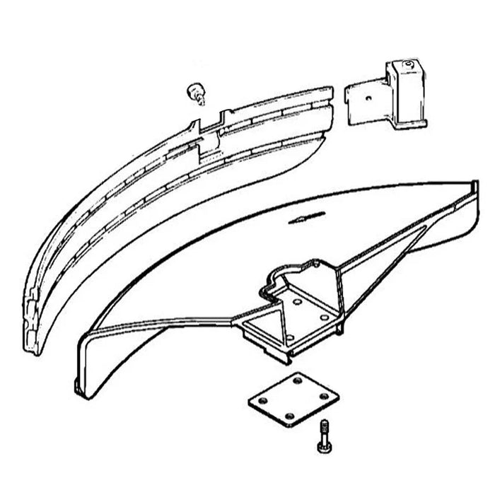 Deflector Guard for Stihl FS25-4 FS44 FS55 FS62 FS66 FS72 Strimmer Brushcutter