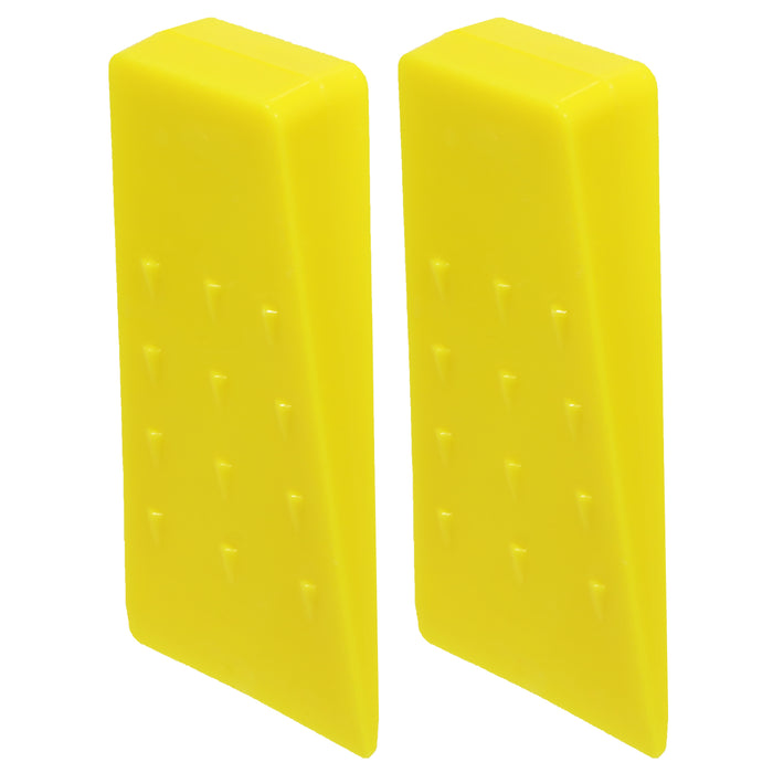 Tree Felling Wedge Heavy Duty Chainsaw Log Wood Cutting Cleaving Block Tools (5.5", Pack of 2)