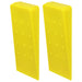 Tree Felling Wedge Heavy Duty Chainsaw Log Wood Cutting Cleaving Block Tools (8", Pack of 2)