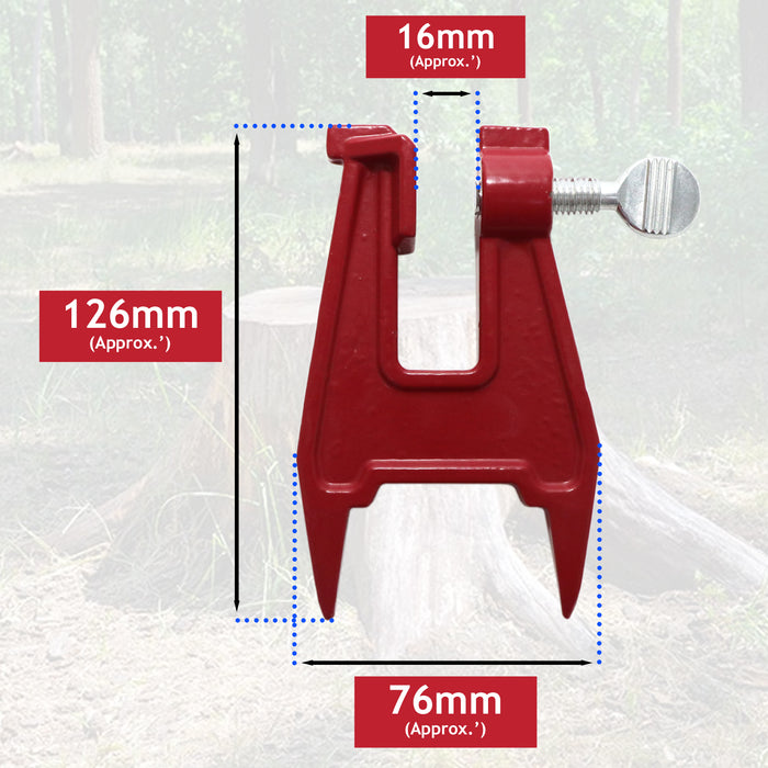 Chainsaw Stump Vice Chain Sharpening Secure Clamp Tool Vise Heavy Duty