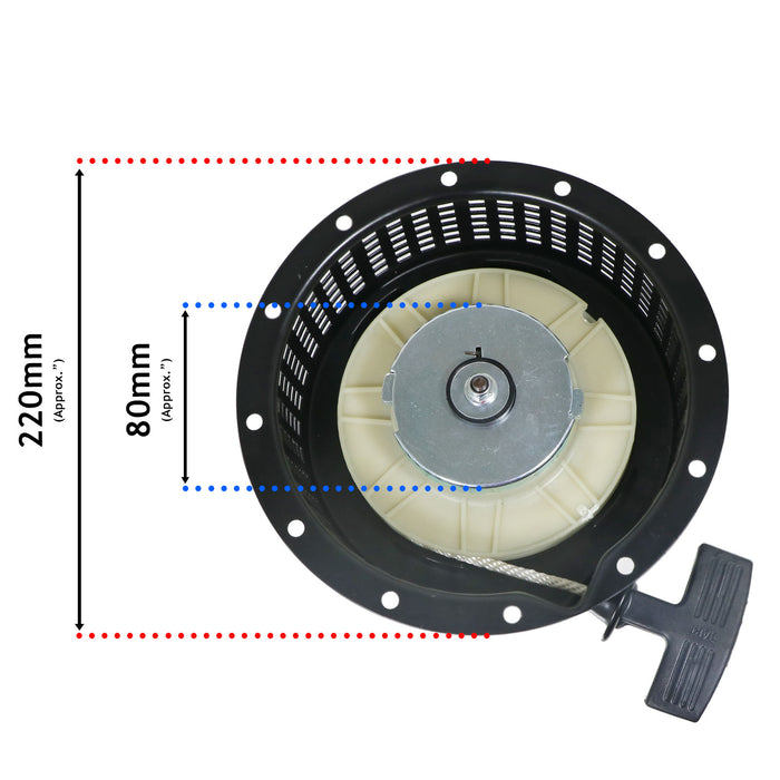 Recoil Starter for Yanmar L60 L70 L178F 7HP Engine 714880-76820 Pull Cord Start