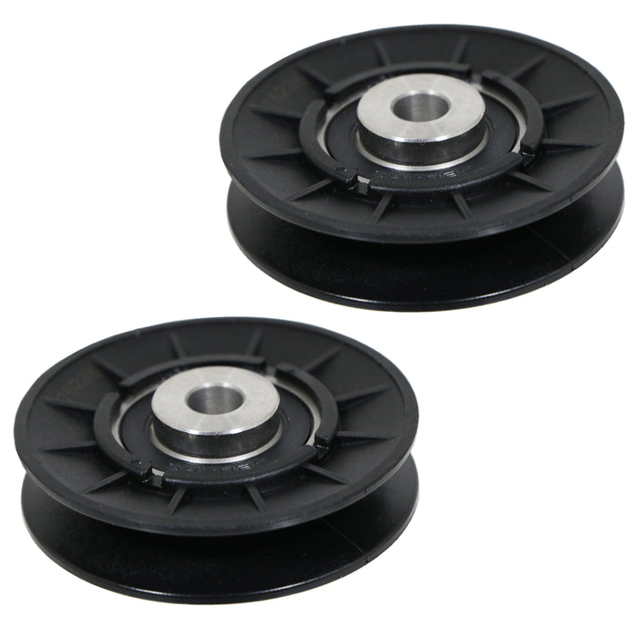 Idler Pulley V for John Deere G110 L100 L110 L118 L120 L130 Lawnmower GX20286 x 2