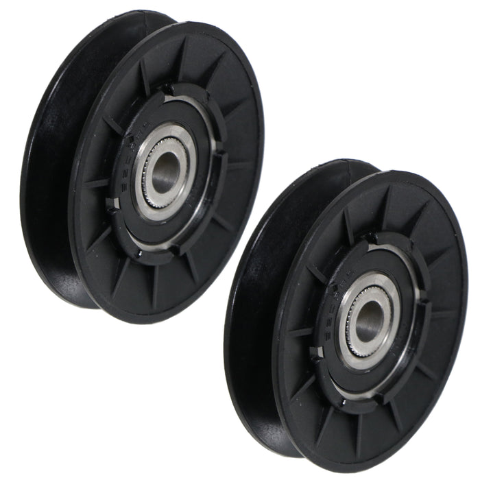 Idler Pulley V for John Deere G110 L100 L110 L118 L120 L130 Lawnmower GX20286 x 2