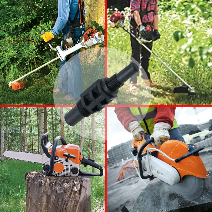 Piston Stop Block Plug Tool for 10mm 14mm Spark Plug 2 4 Stroke Engine Brushcutter Cut Off Saw Chainsaw Trimmer