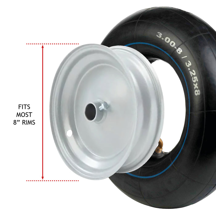 Tyre 3.00 x 8 Mobility Scooter Universal 300x8 Wheel + Inner tube 8 inch Rim