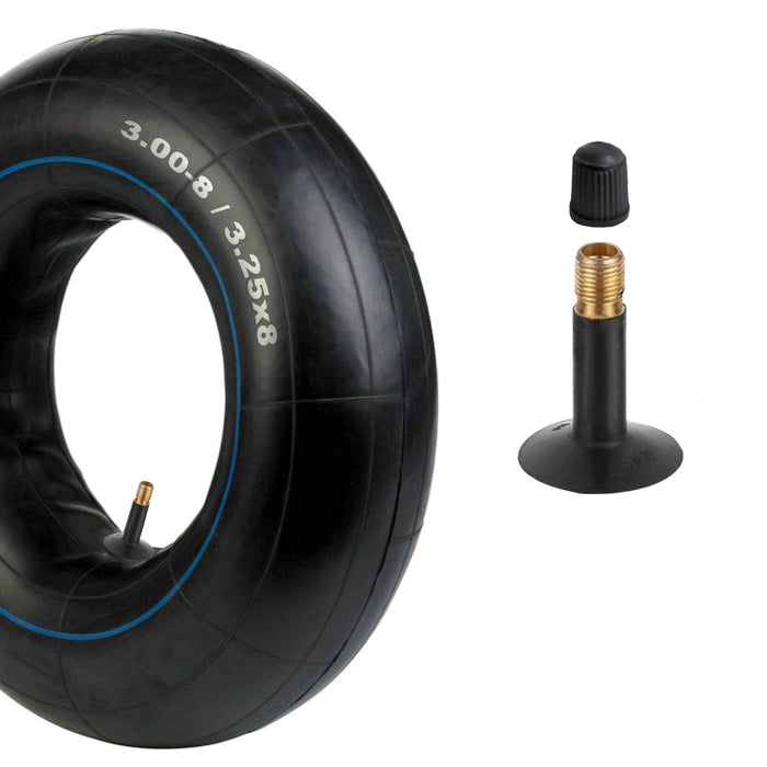Tyre 3.00 x 8 Mobility Scooter Universal 300x8 Wheel x 2 + Straight Schrader Valve Inner tube 8 inch Rim x 2