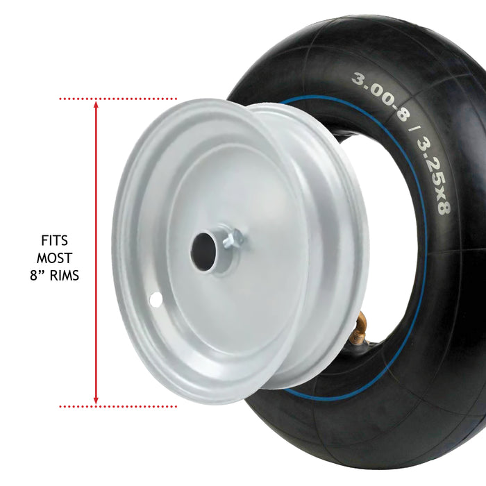 Inner Tube 3.00x8 3.25x8 Wheel Barrow Trailer Mobility Scooter Cart Pneumatic x 3