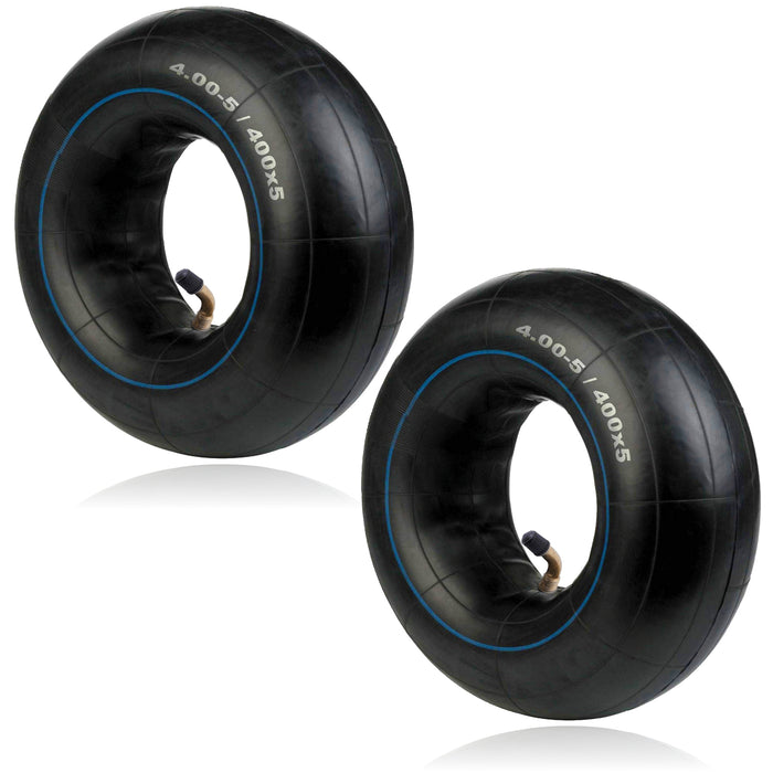 Inner Tube 4.00x5 330x100 Wheel Barrow Trailer Mobility Scooter Cart Angled Pneumatic 4.00-5 x 2