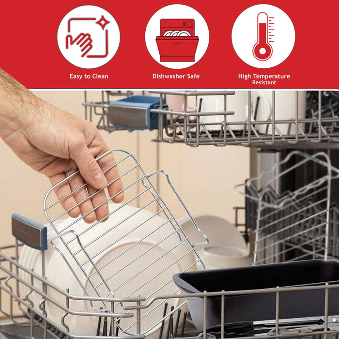 Racks for Scoville 8L Air Fryer Double Basket Grill Shelf Skewer x 2