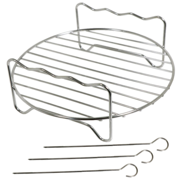 Basket Liner for George Home Air Fryer GHAFN1W1BL4C Round Shelf Rack Stainless Steel