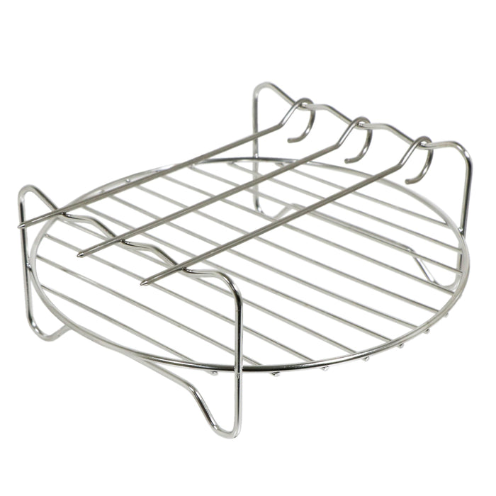 Basket Liner for George Home Air Fryer GHAFN1W1BL4C Round Shelf Rack Stainless Steel