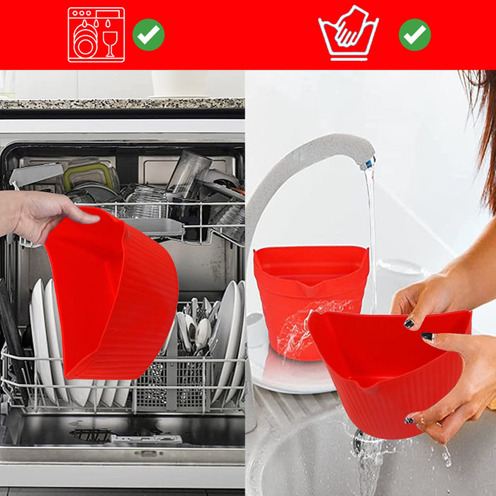 Liner for CrockPot Slow Cooker Basket Silicone Protector Divider Round 3.5L 3.7L 4.7L 5L 5.6L 6.5L 7.5L