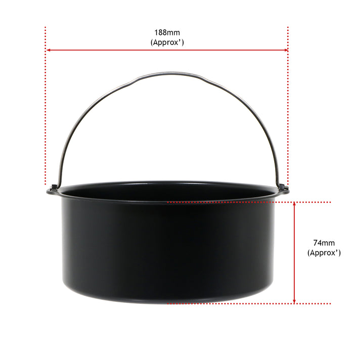 7" Baking Tin for Ninja Foodi Multi Cooker OP100 OP300 OP350 OP450 OP500 OL550