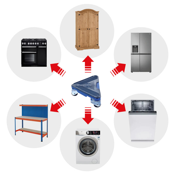 Fridge Freezer Lifter Refrigerator Chiller Roller Wheels Lifting Moving Slider