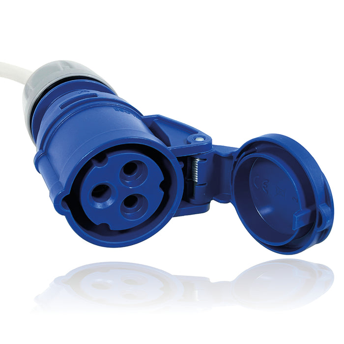 16A Converter Lead 13A Mains Plug Adaptor Caravan 3 Pin Electric Socket Hook-Up
