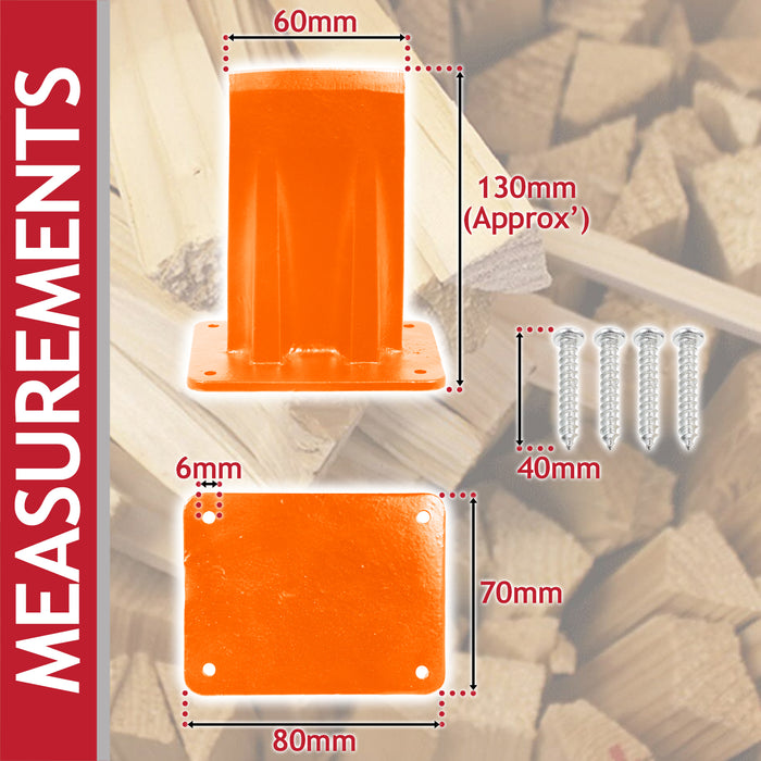 Kindling Splitter Log Wedge Firewood Splitting Heavy Duty Mounting Wood Timber Axe Chisel