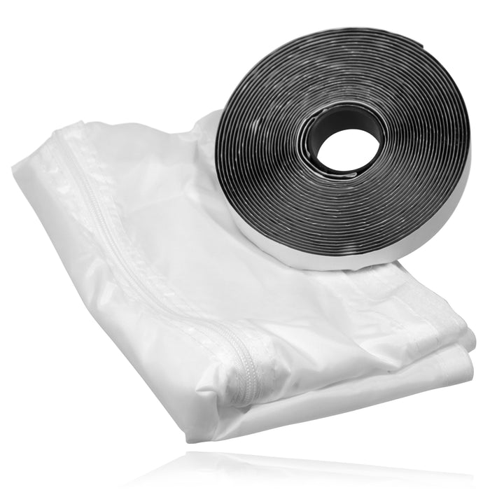 Air Con Window Seal Kit Portable AC Air Conditioning Zip Hose Vent 3m Universal