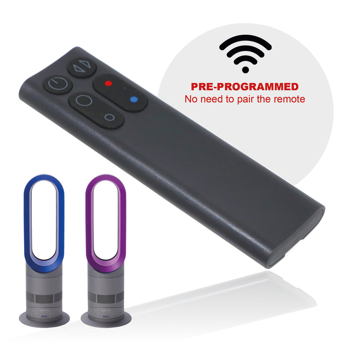 Remote Control for Dyson AM04 AM05 Fan Heater 922662-06 + Battery