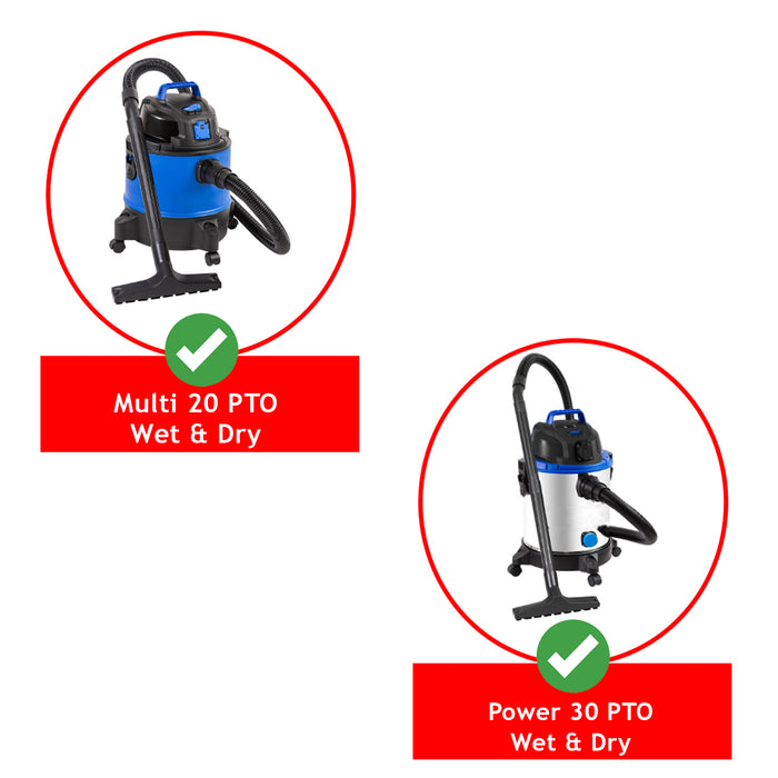 Spare Parts for Vacmaster Multi 20 Power 30 PTO Wet & Dry Vacuum Cleaner 2.5m Hose