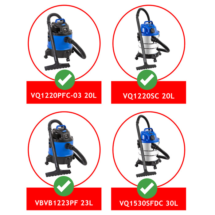 Spare Parts for Vacmaster VQ1220PFC-03 VQ1220SC 20L VBVB1223PF 23L VQ1530SFDC 30L Vacuum Cleaner 2.5m Hose