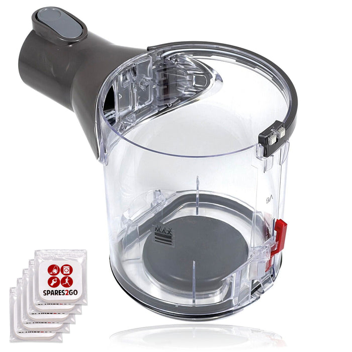Dust Dirt Bin for Dyson V6 Total Clean Absolute Red SV06 SV09 Vacuum Cleaner 966709-01 + Fresheners