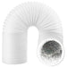 Universal Insulated Vent Hose Flexible PVC Aluminium Foil Lined Duct Outlet Pipe (6" x 2.5m)