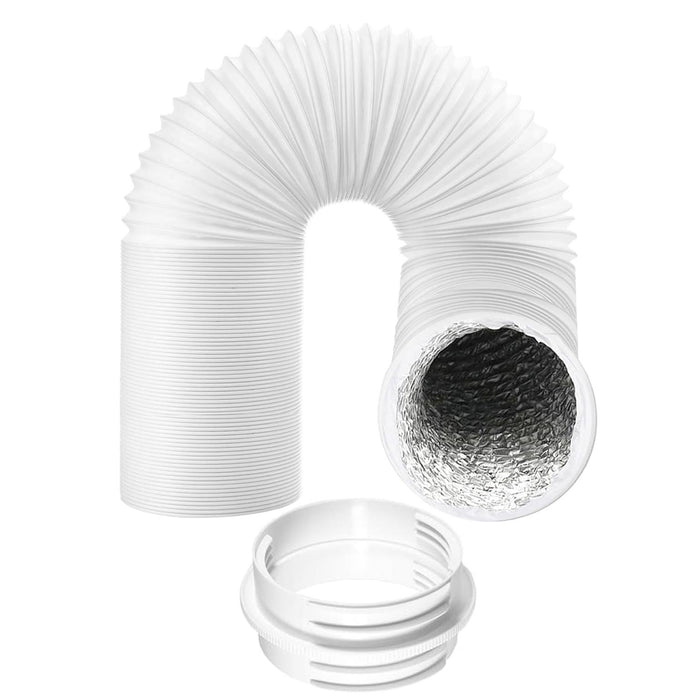 Air Con Vent Hose 3 Metre 5" 5.9" Duct Pipe Extension Threaded Coupler Connector Ring Kit