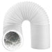 Vent Hose for DeLonghi Air Con PVC Aluminium Foil Insulated Portable Air Conditioner Duct Outlet Pipe (6" x 2.5m)