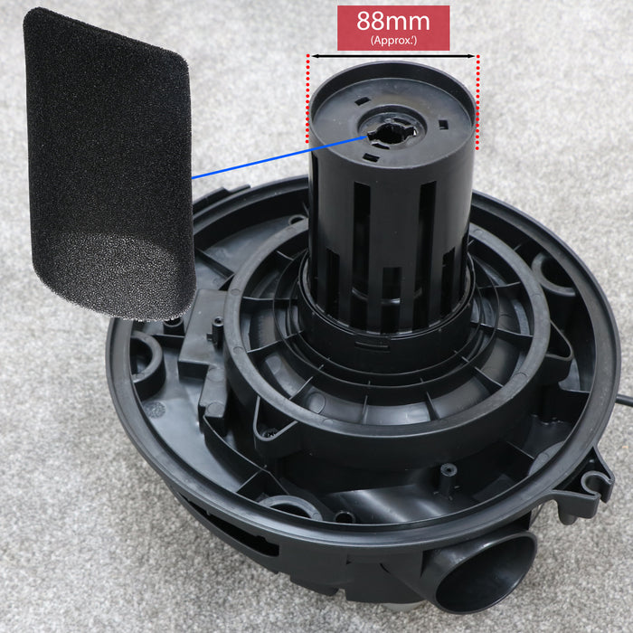 Foam Filter Sleeve for Titan TTB774VAC 16L TTB775VAC 20L TTB776VAC 30L TTB777VAC 40L Vacuum Cleaner - 548KH