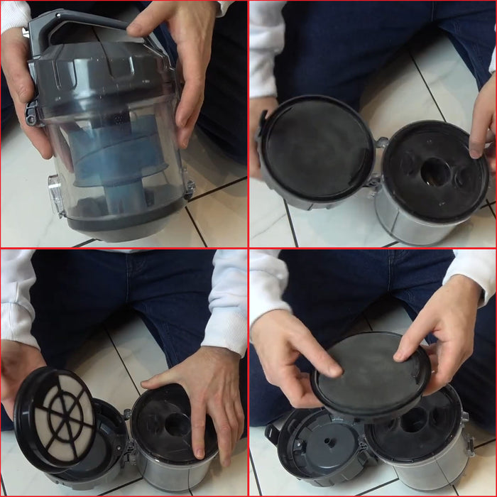 Foam HEPA Filter Kit for Bosch BGC05 BGS05 Vacuum Cleaner 12025213 17001740