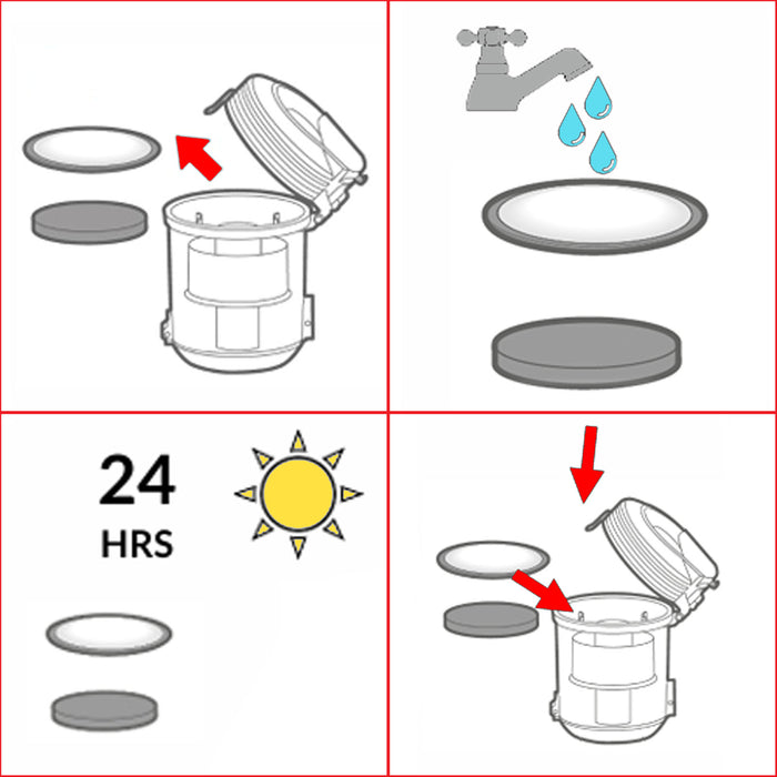 Foam Filter Kit for AmazonBasics Vacuum Cleaner VCS35B15KC-70EUK ‎15KC-71EU4