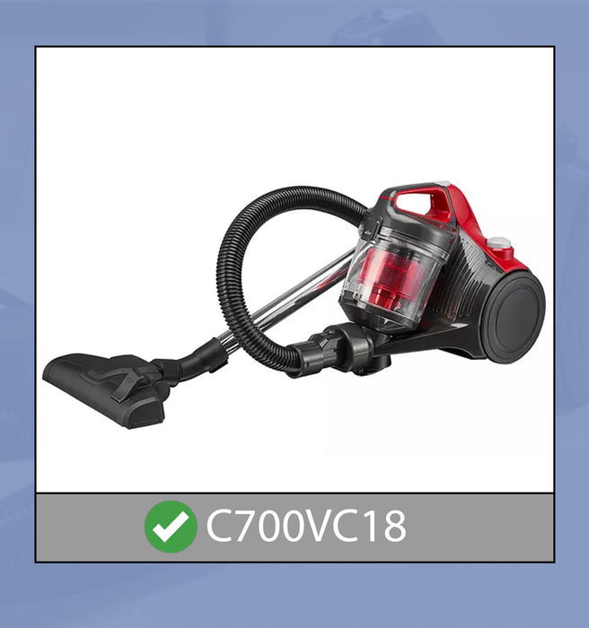 Foam Filter Kit for Currys Essentials C700VC18 Vacuum Cleaner