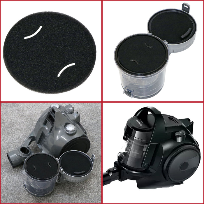 Foam Filter for Bosch BGC05 BGS05 Series Cylinder Vacuum Cleaner x 2