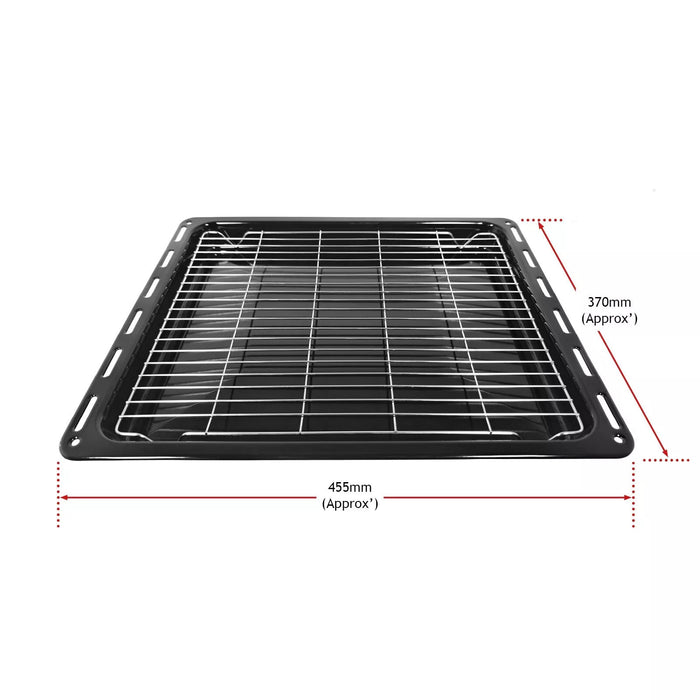 Oven Grill Tray Shelf for Bosch Neff Siemens Base Pan Grid Rack 45cm x 37cm