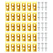 Blades for Kress KR100 KR101E KR110 KR111 KR112 KR113 Robot Lawnmower Titanium Coated KA0002 (Pack of 30 + Screws + Case)