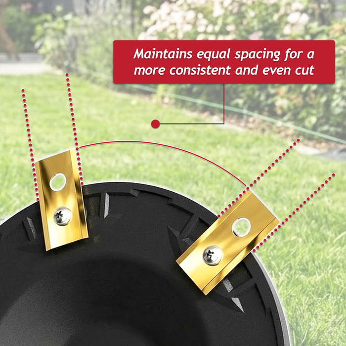 Blades for Einhell Freelexo 500 600 800 900 1200 GC-RM 500 Robot Lawnmower Titanium Coated 3414020 (Pack of 30 + Screws + Case)