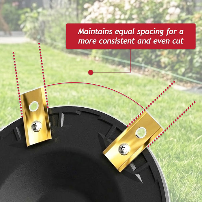 Blades for Mammotion Luba AWD Yuka Mini Robot Lawnmower Titanium Coated MTL23BLD0001 (Pack of 24 + Screws + Case)