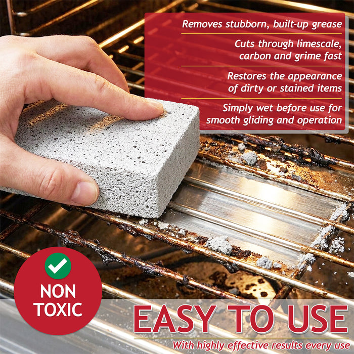 BBQ Grill Cleaning Brick Kitchen Oven Cookware Barbecue Bathroom Home Cleaner Pumice Stone Scrubbing Block