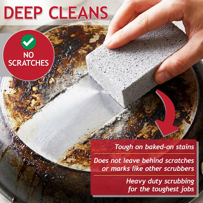 BBQ Grill Cleaning Brick Kitchen Oven Cookware Barbecue Bathroom Home Cleaner Pumice Stone Scrubbing Block