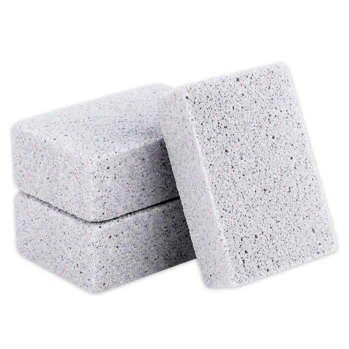 BBQ Grill Cleaning Brick Kitchen Oven Cookware Barbecue Bathroom Home Cleaner Pumice Stone Scrubbing Blocks (Pack of 3)