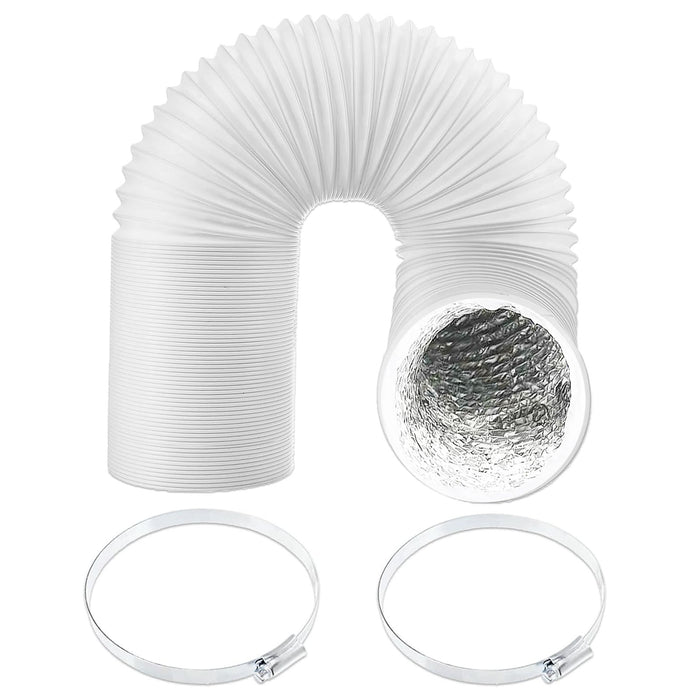 HVAC Vent Hose 6" 6m Insulated PVC Aluminium Foil Lined Duct Pipe + Clips