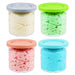 Ice Cream Containers with Lids for Ninja Creami NC300 NC301 NC299AMZ CN301CO CN305A Machines (Pack of 4, 450ml)