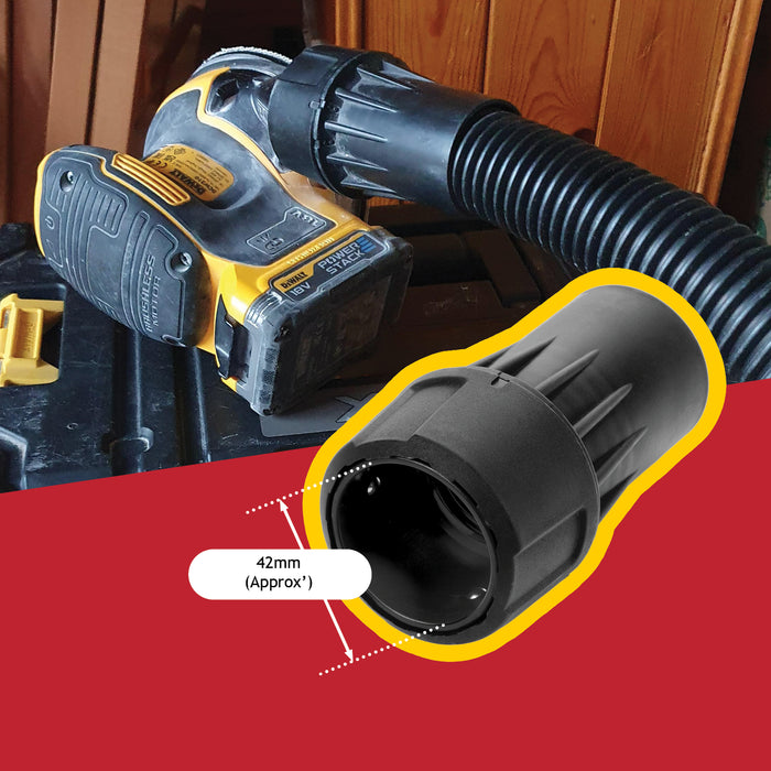 Universal Vacuum Adapter for DEWALT Extractor Hose DWV9000-XJ DWV9000