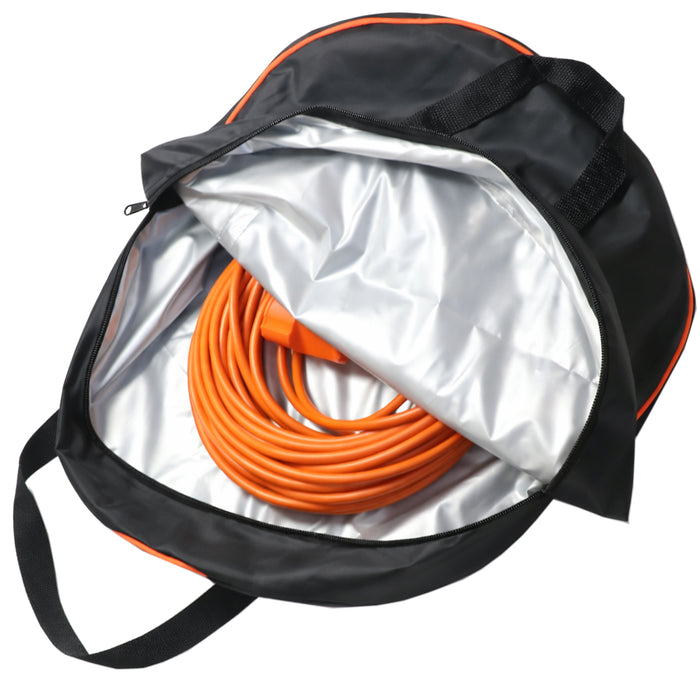 Cable Storage Bag Lawnmower Garden Hose Strimmer Trimmer Outdoor Lead Organizer