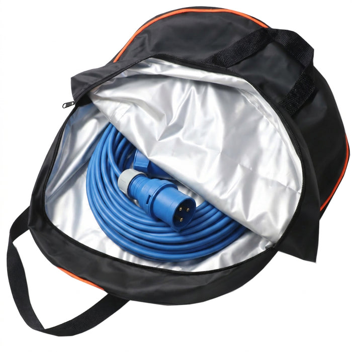 Caravan Cable Storage Bag Electric Hook Up Lead Carry Organiser Campervan 30m