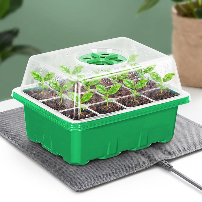 Seed Starting Propagator Tray Garden Plant Seedling Germination Starter Grow Kit (Pack of 20, 240 Cells)