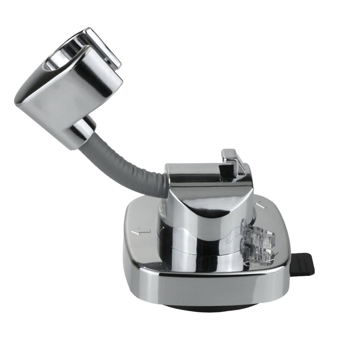 Shower Head Holder with Suction Cup Flexible Position Tool-Free Install Hook