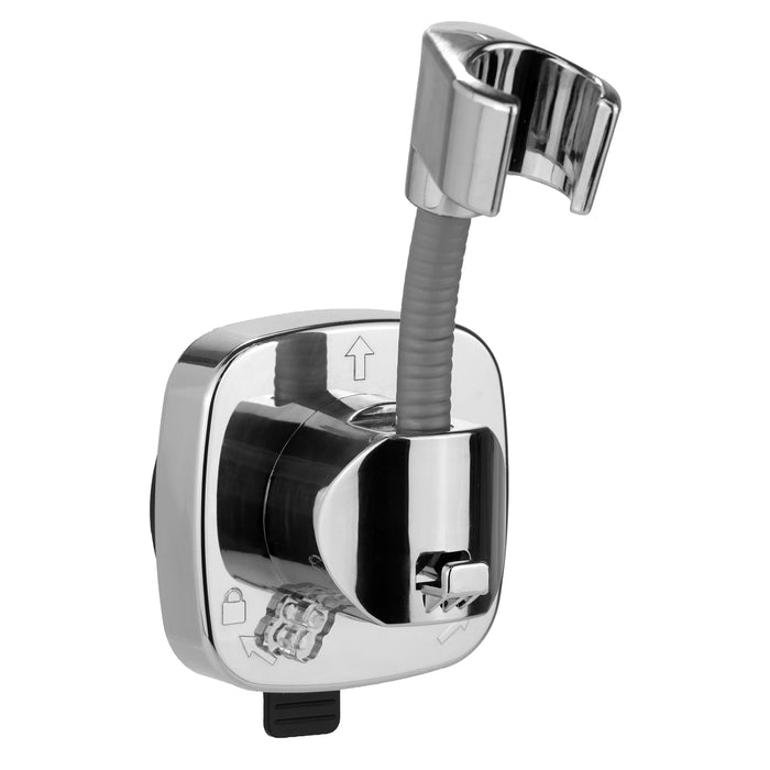 Shower Head Holder with Suction Cup Flexible Position Tool-Free Install Hook