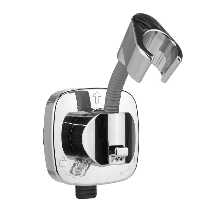 Shower Head Holder with Suction Cup Flexible Position Tool-Free Install Hook