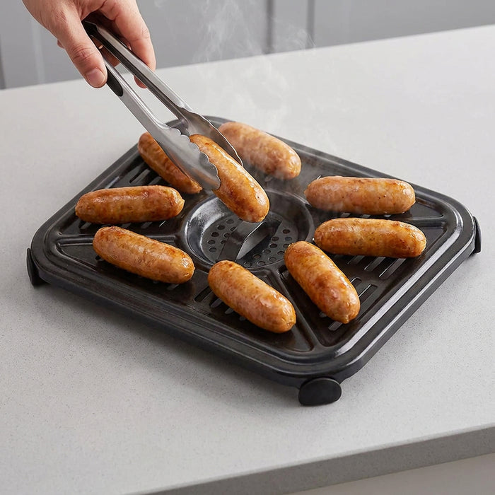 Grill Plate Crisper Trays for Ninja AF400UK DZ400UK DZ401 DZ550 Foodi MAX 9.5L 10QT Air Fryer (Pack of 2)